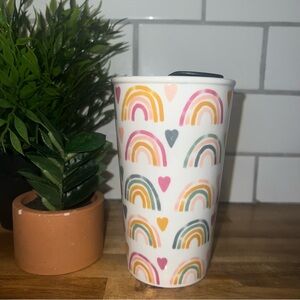 Rainbow Tumbler with lid, 12 fl.oz.